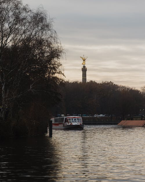 Berlin Victory Column in Autumn