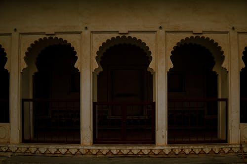 Photo of a Wall with Arches 