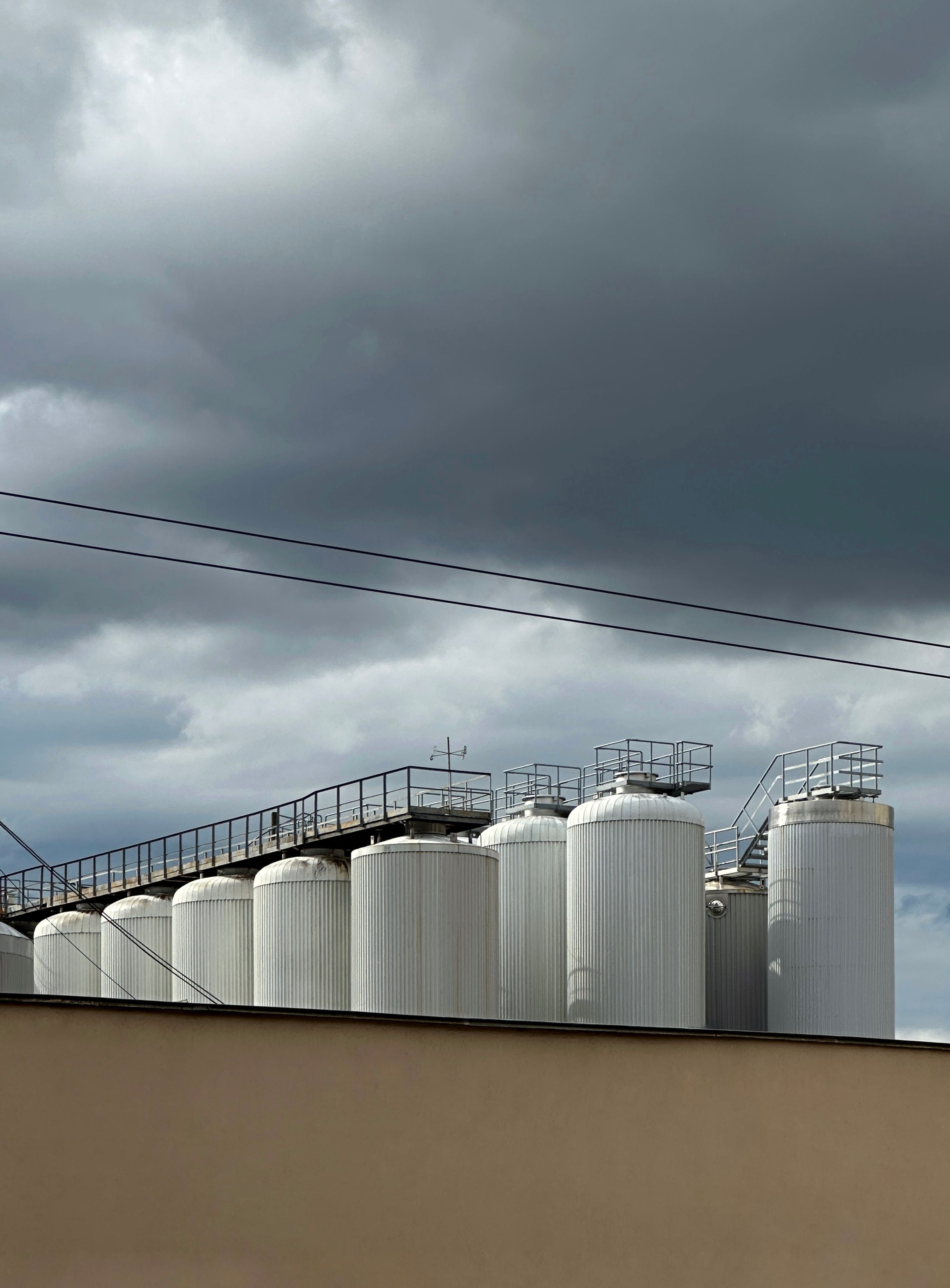 Containers on a Roof · Free Stock Photo