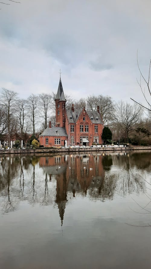 Gratis arkivbilde med bruges, chateau minnewater, grå himmel