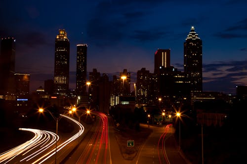 Cityscape of Atlanta at Dusk 