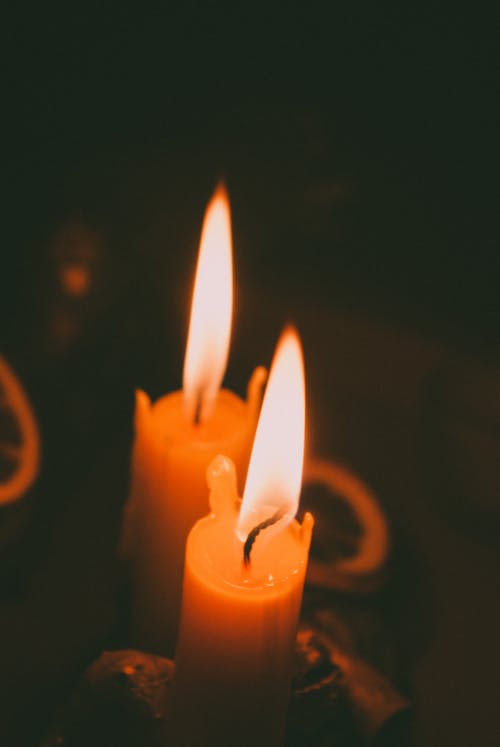 Close Up of Candles