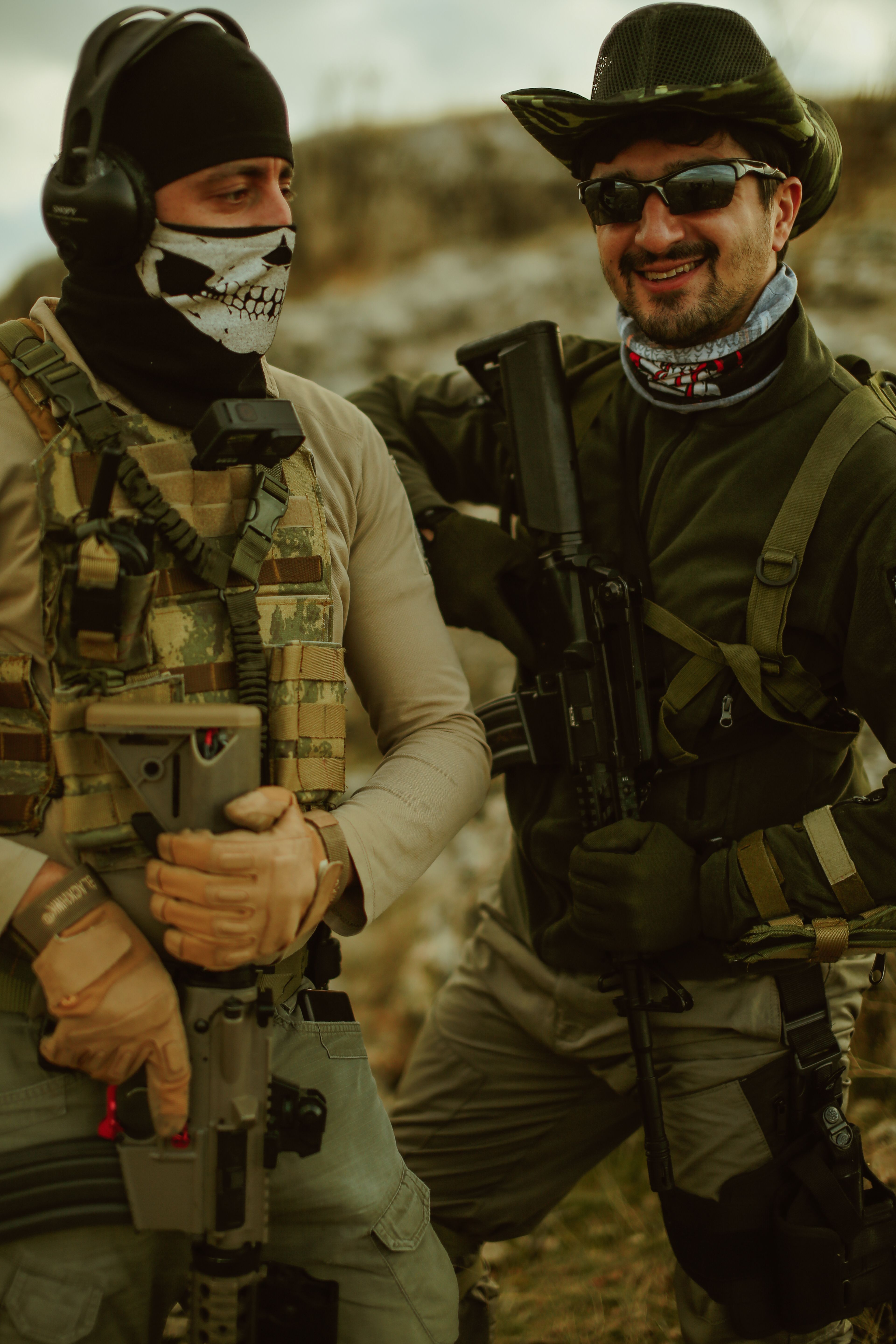 Portrait of Men with Firearms · Free Stock Photo