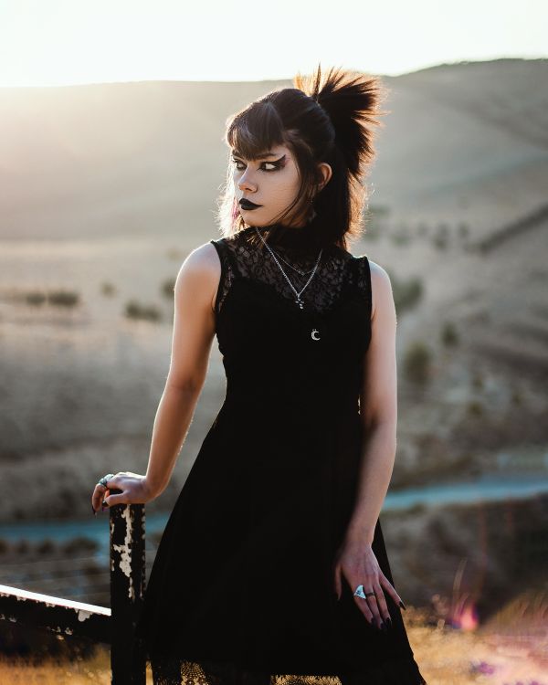 black attire dress Mismatched Bridesmaid Dresses