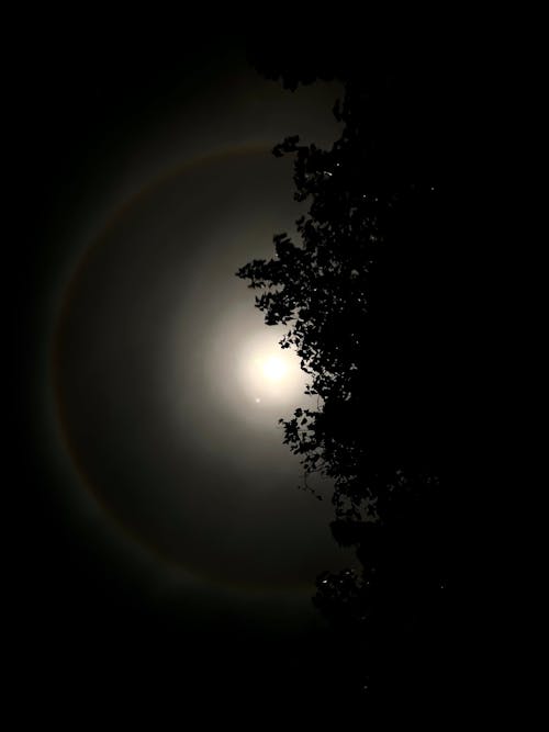 Kostnadsfri bild av halo, måne, månfotografering