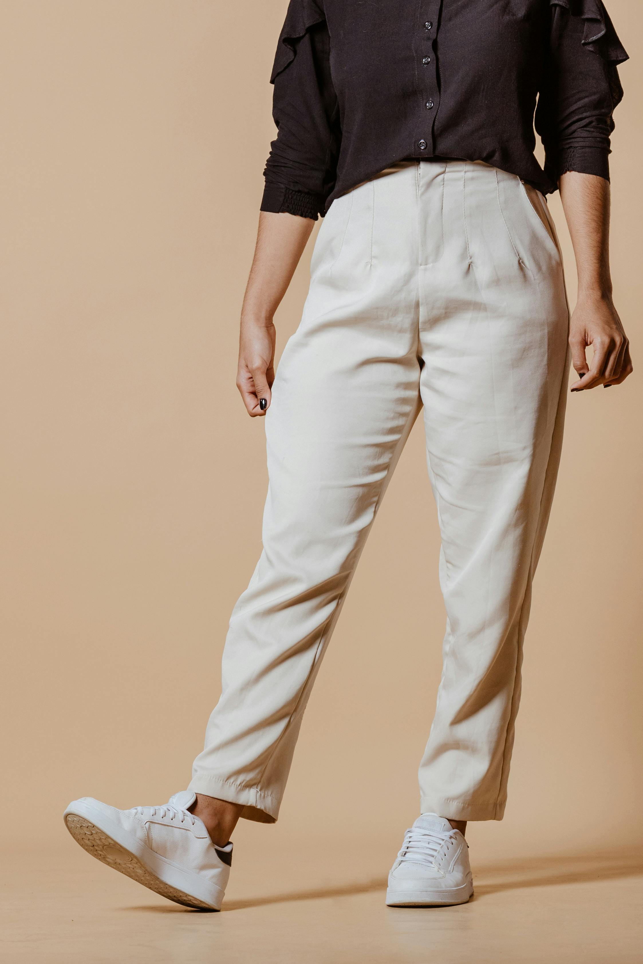 trendy clothes and shoes