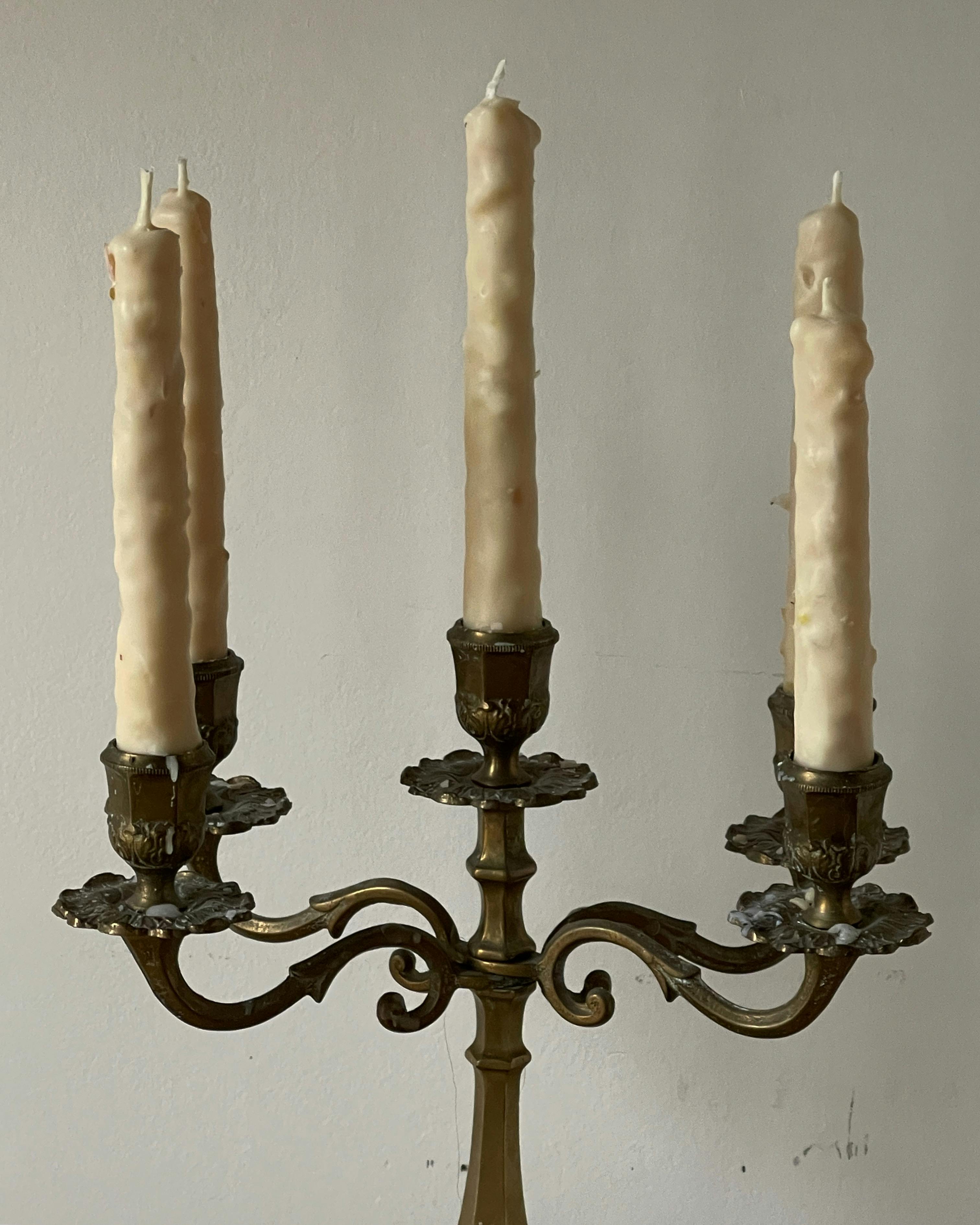 Candle holder antique hi-res stock photography and images - Alamy