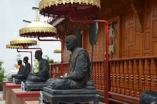Buddha Sculptures by Temple