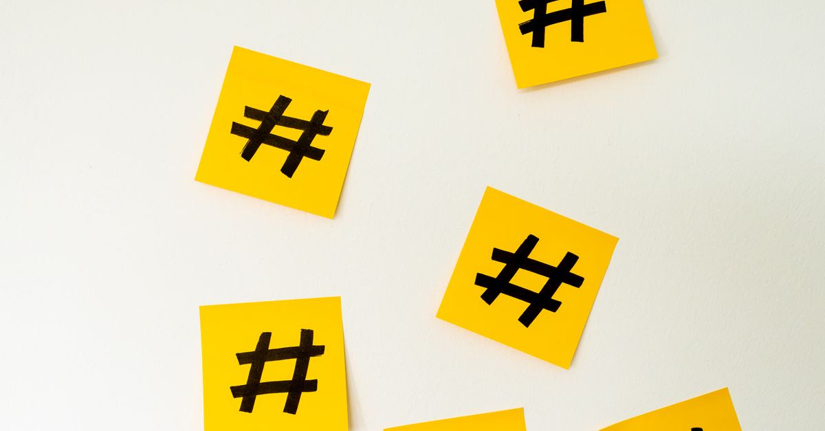 Hashtags on Sticky Notes · Free Stock Photo