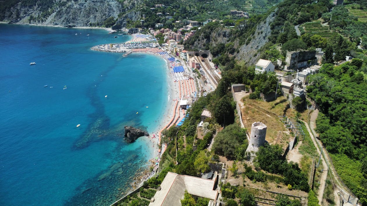 Foto d'estoc gratuïta de badia, cinque terre, Costa