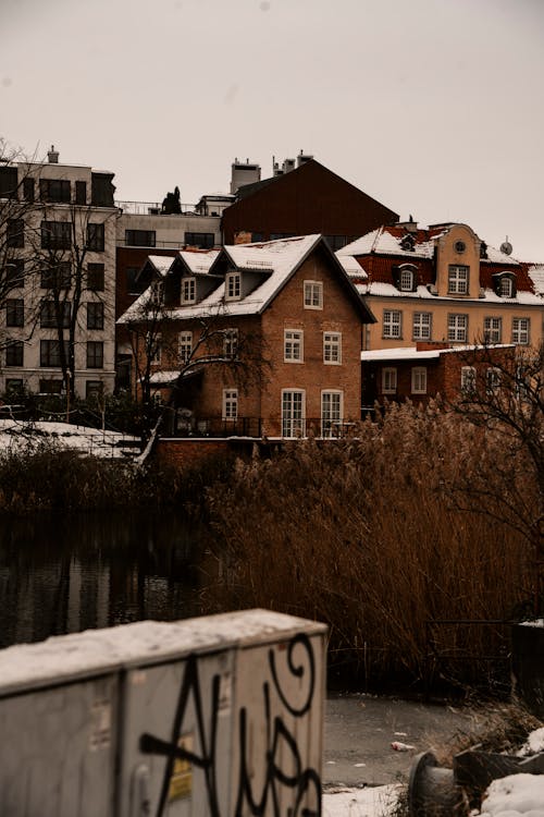 Gratis arkivbilde med byene, bygninger, elv