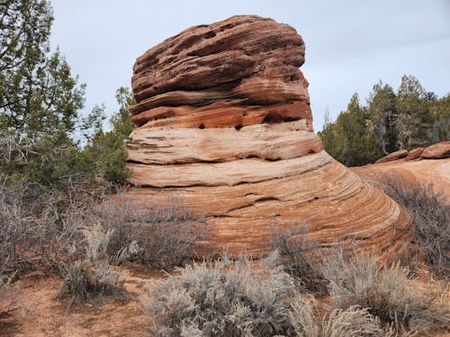 Thimble Rock Formation Southern Utah