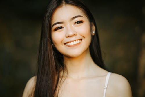 Portrait of a Smiling Young Woman
