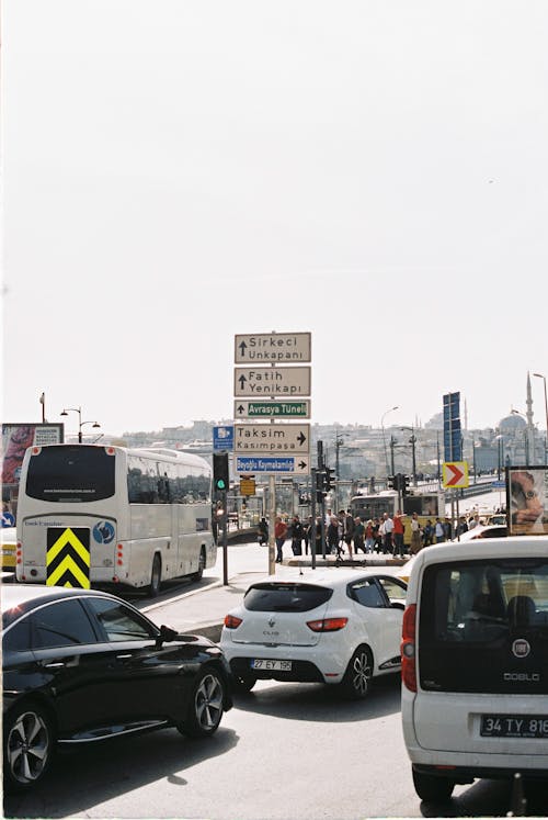 交通, 伊斯坦堡, 加拉塔桥 的 免费素材图片