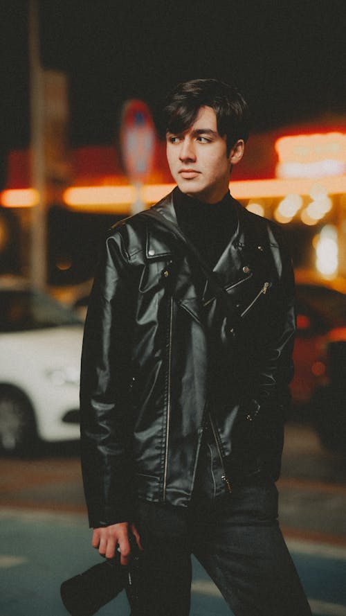 Základová fotografie zdarma na téma černá bunda, krátké vlasy, kůže