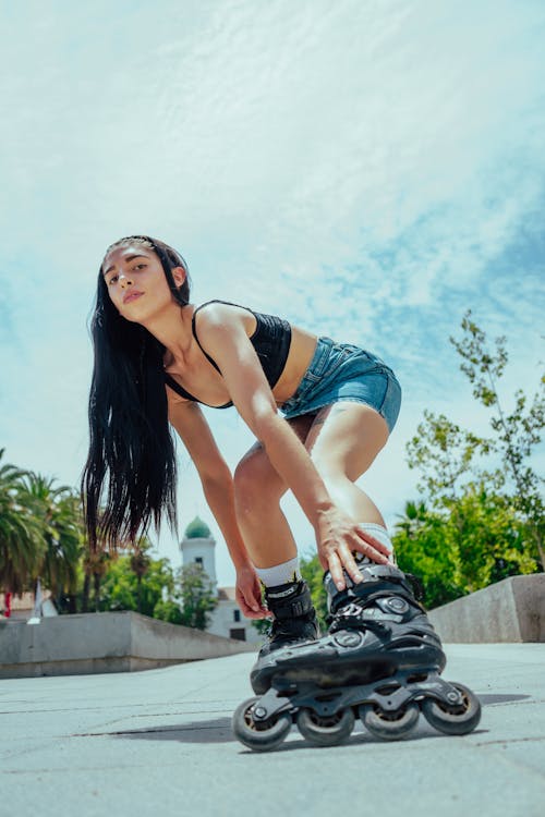 Woman on Roller Skates