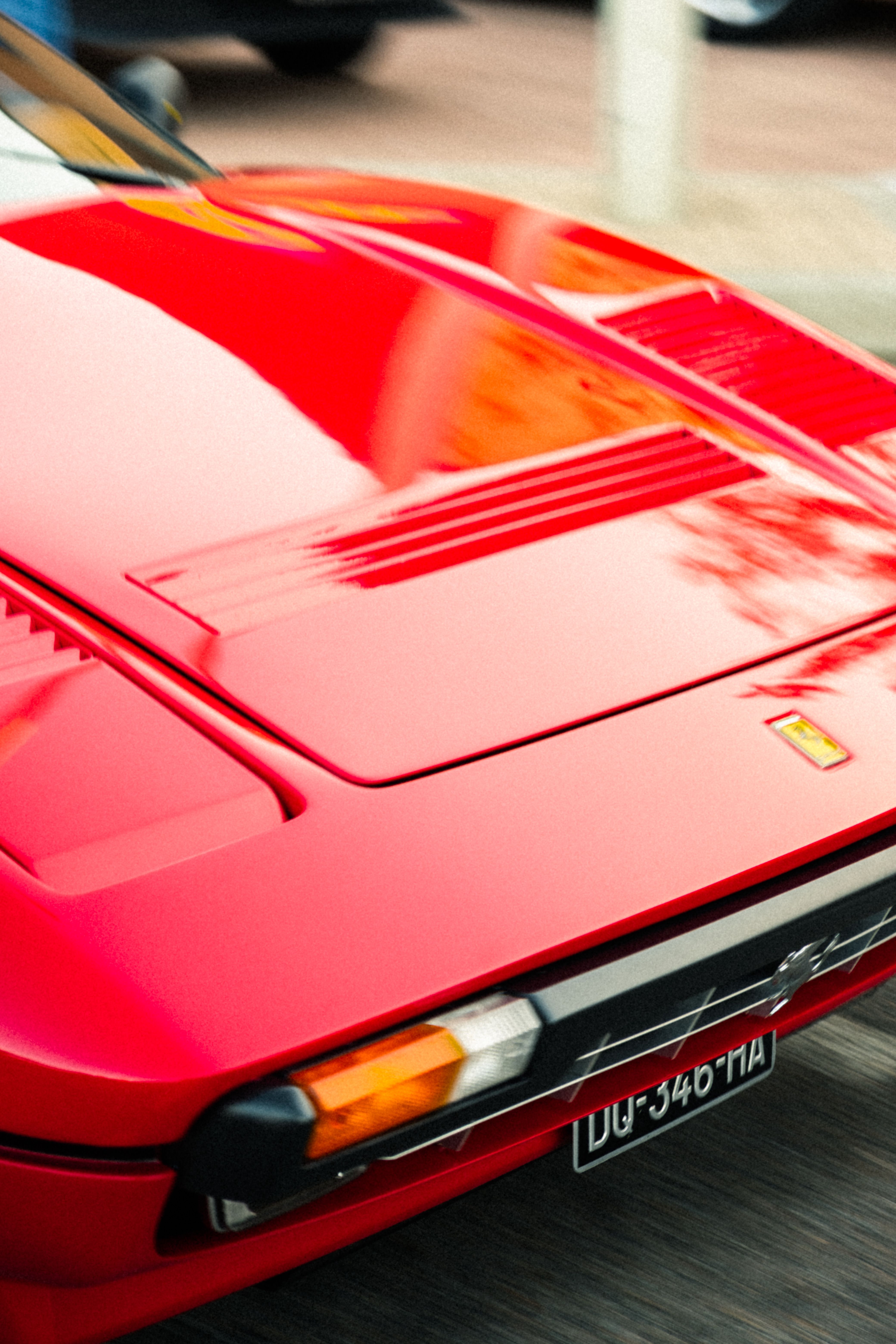 Close-up of the Front of a Ferrari 308 · Free Stock Photo