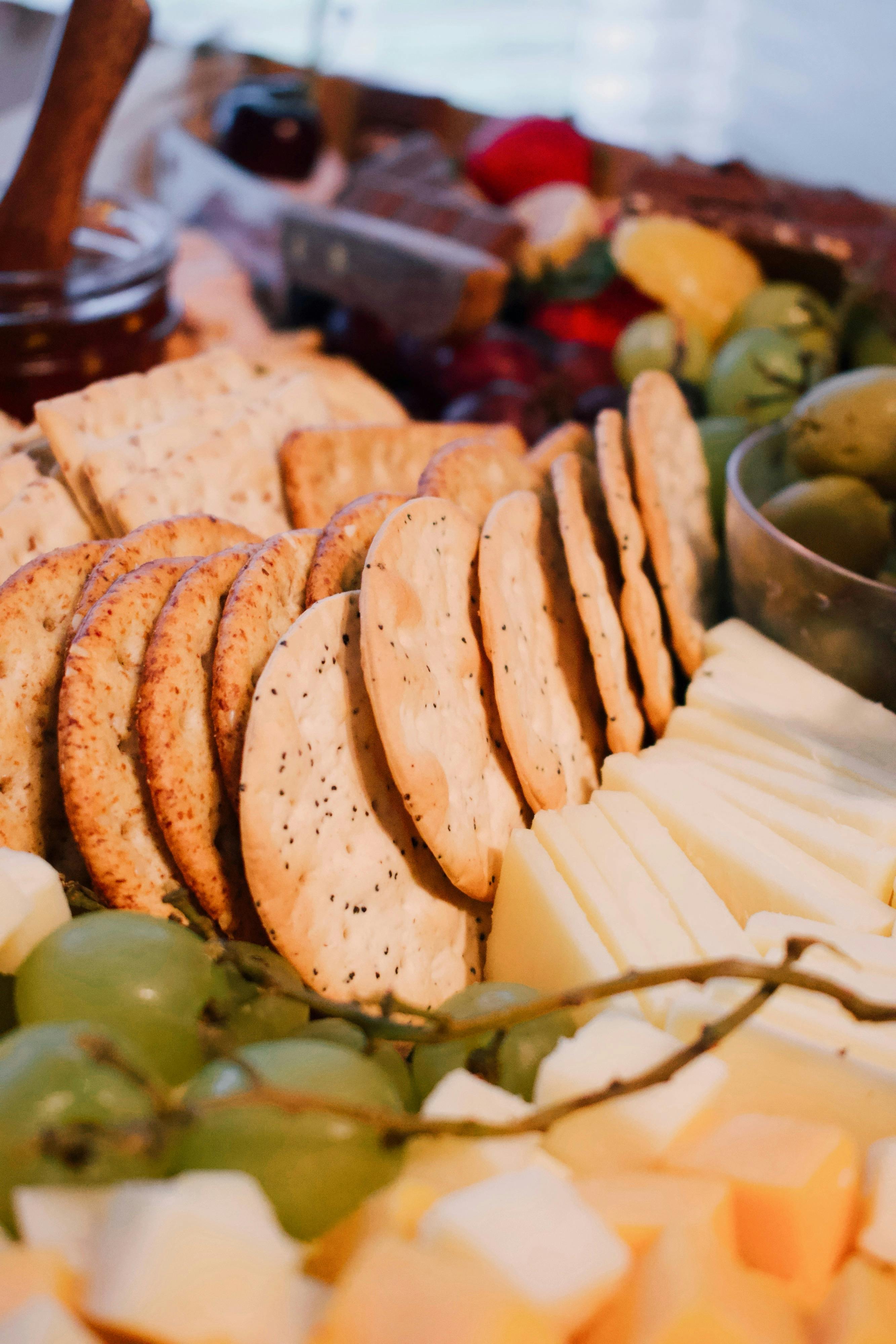 Close up of Cookies and Cheese · Free Stock Photo