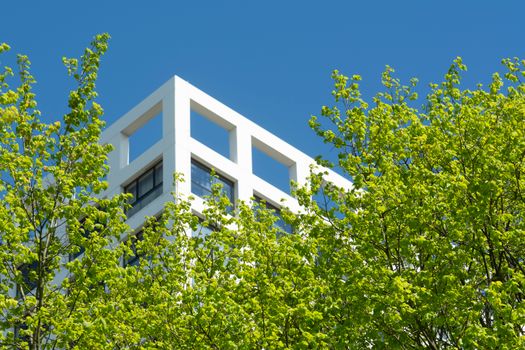 Free stock photo of architecture, building, trees