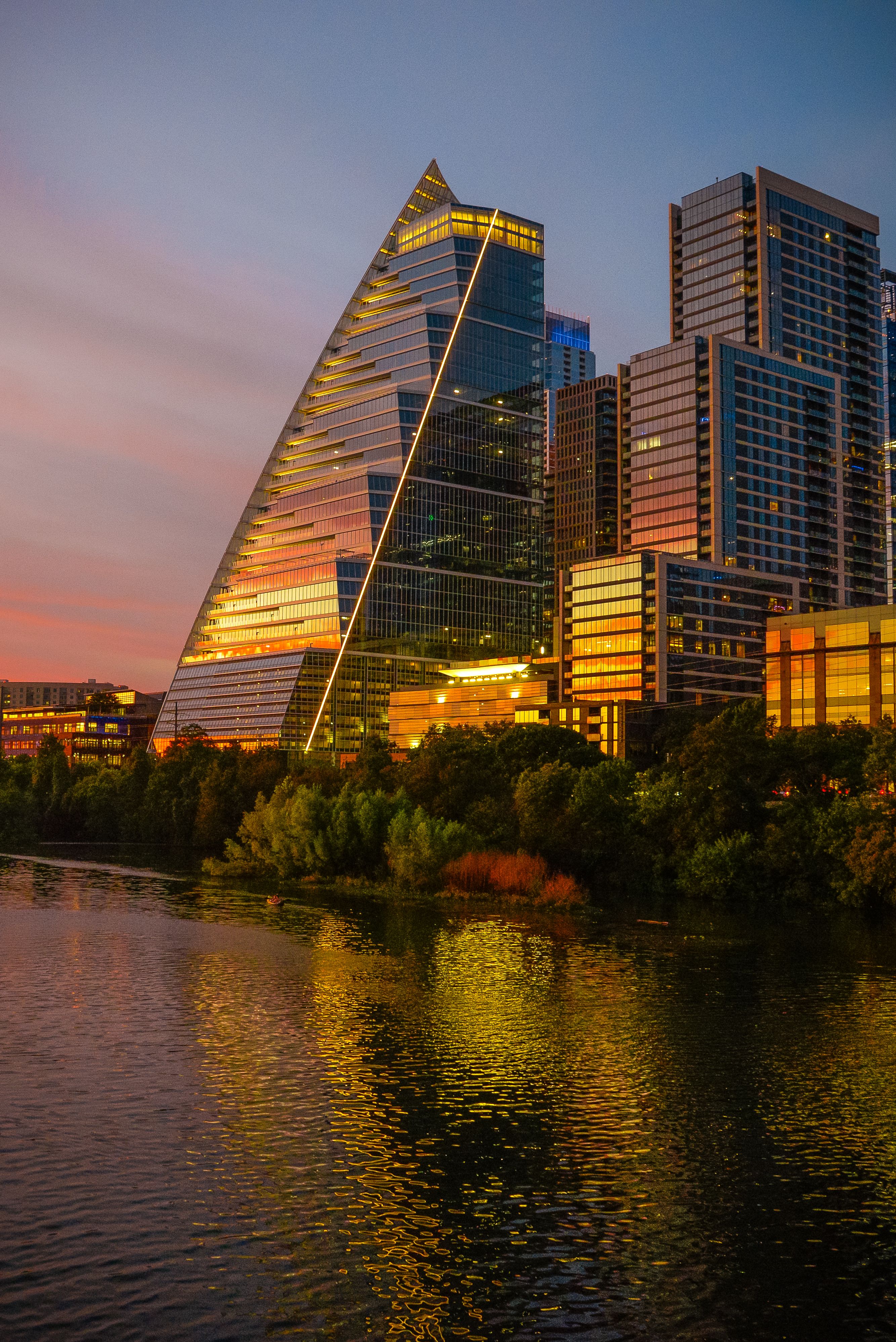 Modern Buildings near River · Free Stock Photo