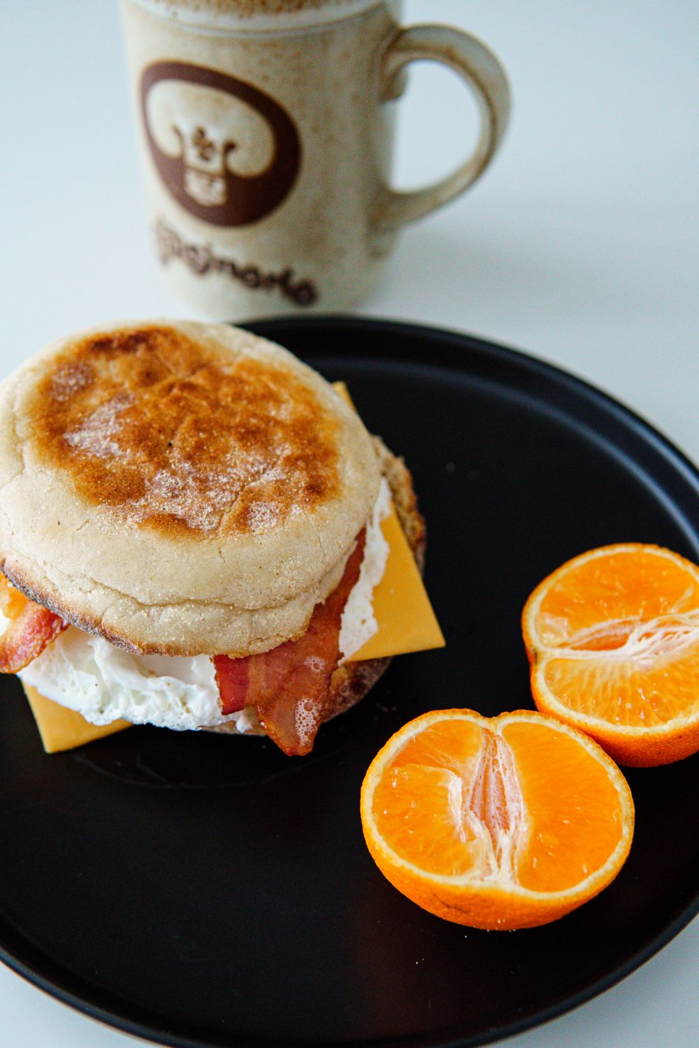 Prepared breakfast sandwich suitable for freezer meal prep