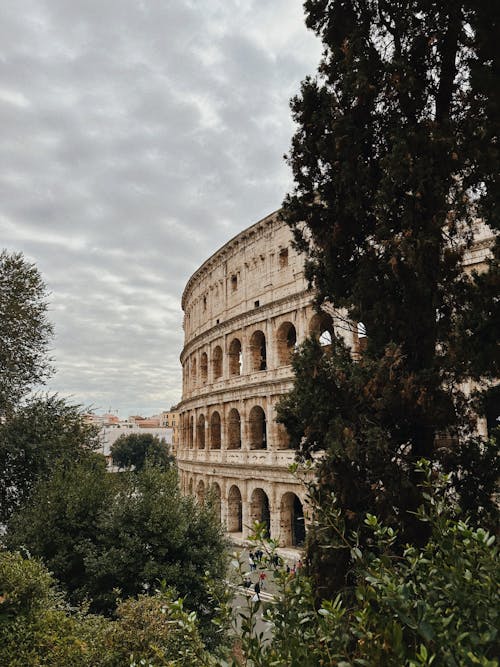 Colosseum Exterior in Rome, Italy