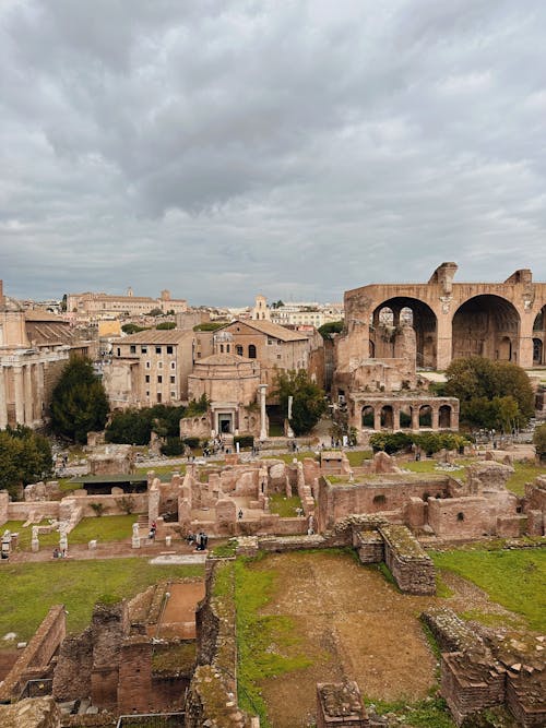 Roman Forum Ruins in Rome, Italy