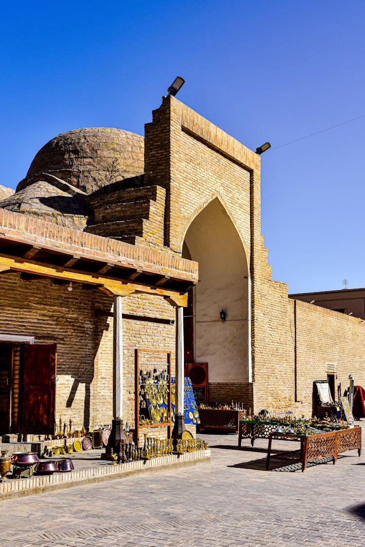 Tim Abdullah Khan Bazaar In Bukhara, Uzbekistan