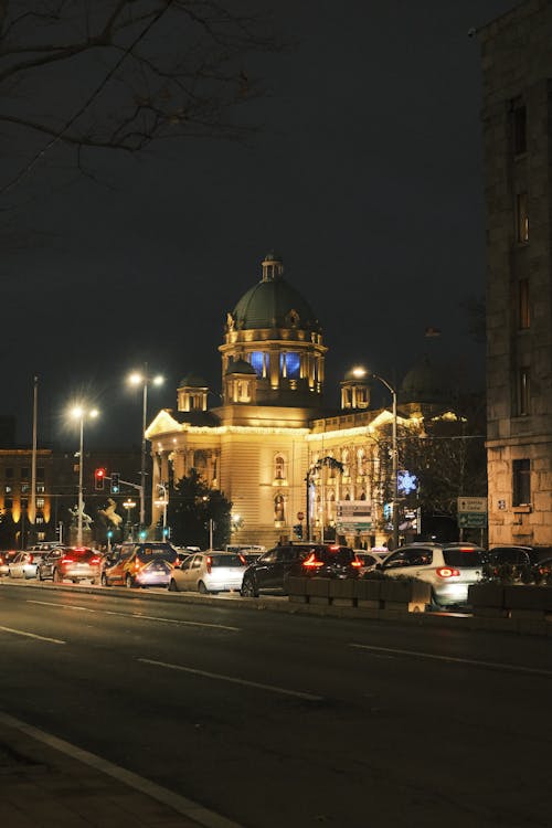 Kostenloses Stock Foto zu beleuchtet, belgrad, lokale sehenswürdigkeiten