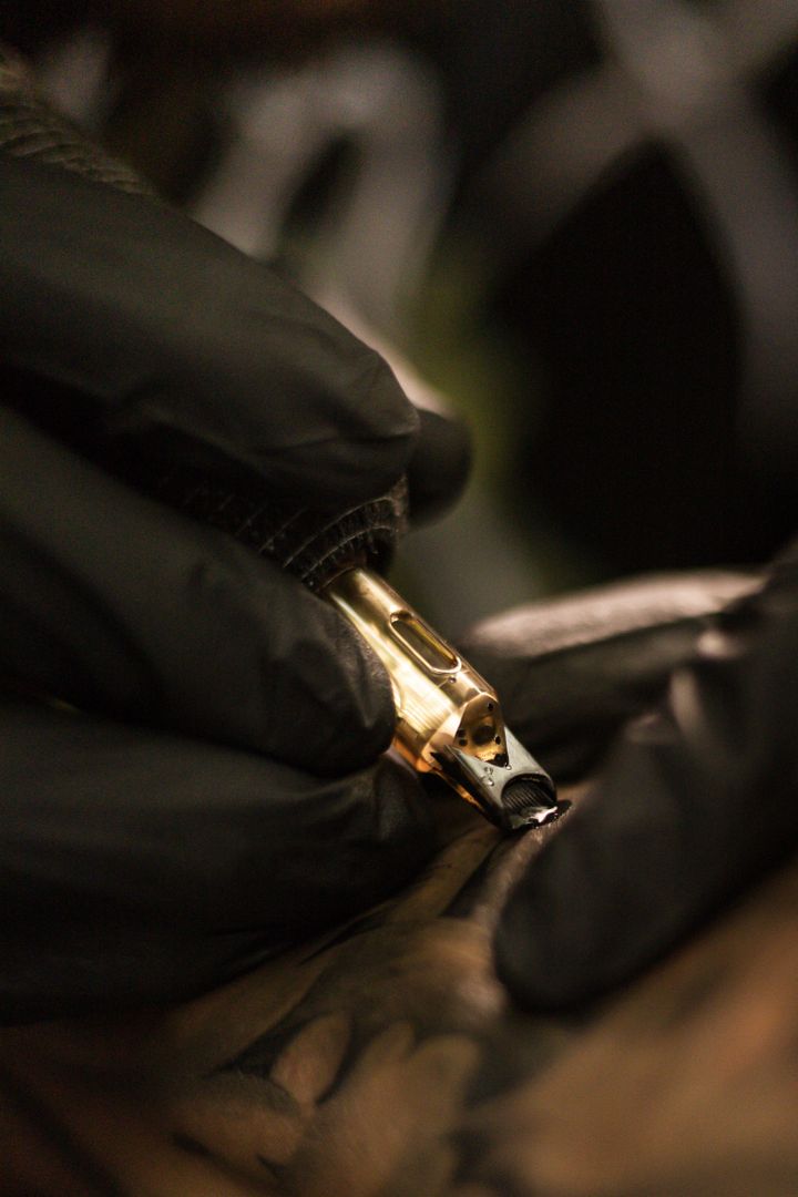 Needle close-up