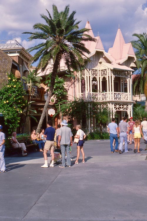 Tourists in Walt Disney World Resort 