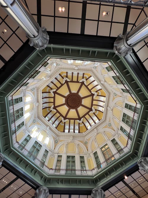 The ceiling of Tokyo Station - #shotoniphone
