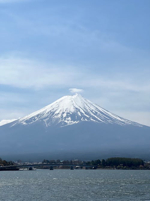 Mt. Fuji view from Kawaguchiko Craft Park - #shotoniphone