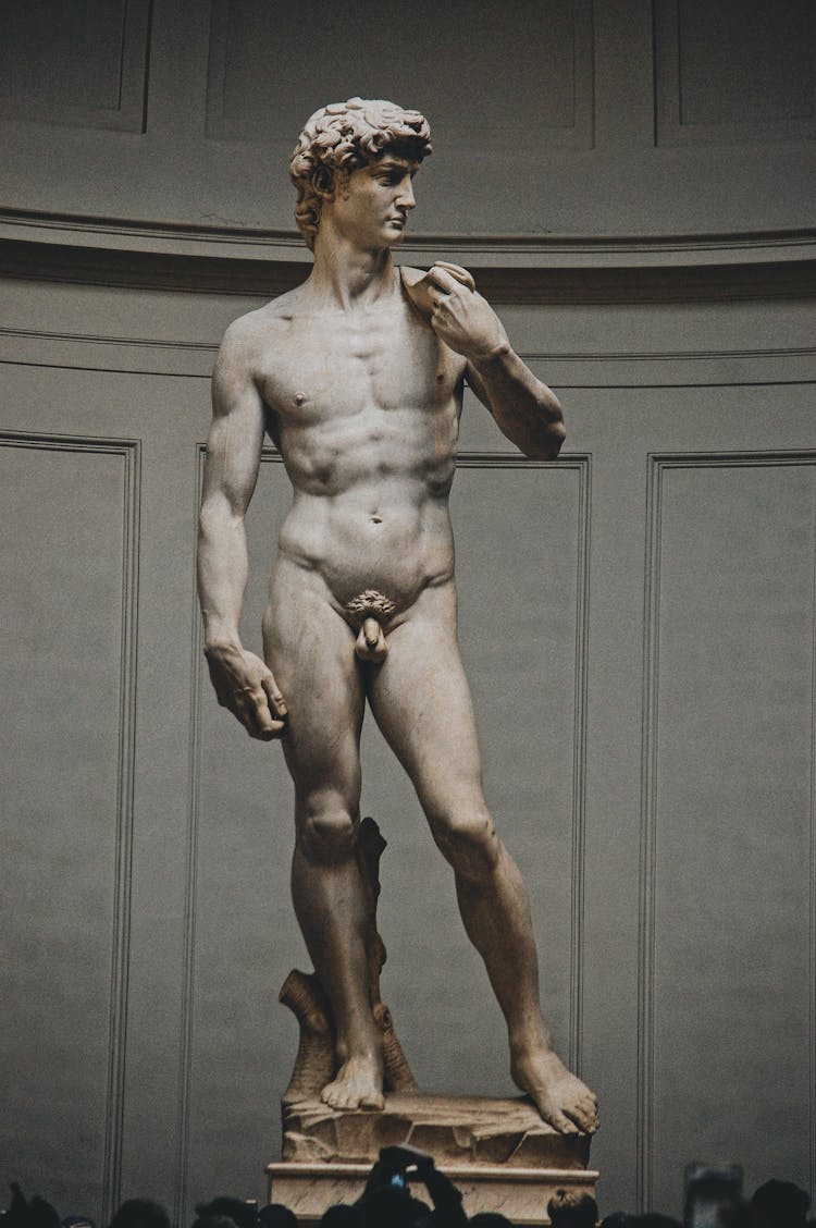 David Sculpture In Galleria DellAccademia In Florence