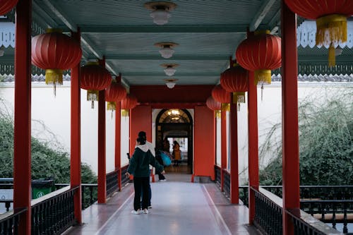 Gratis lagerfoto af Kina, kinesisk arkitektur, lanterner