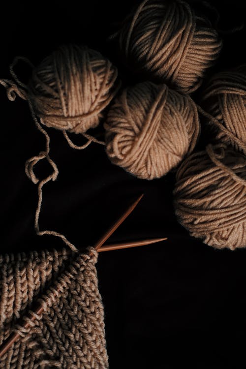 Yarn and Knitting Needles 