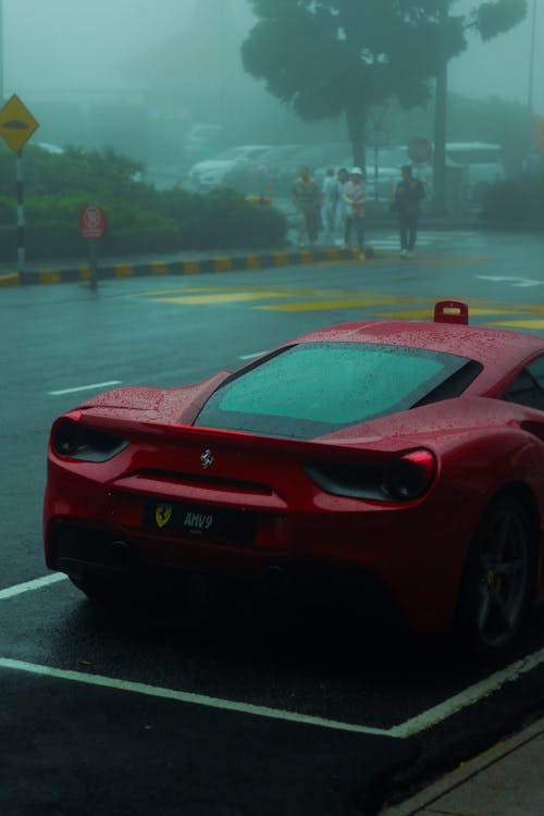 Ferrari 488 GTB Back View