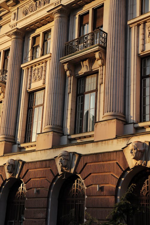 Windows in a Grand Hotel in Lviv