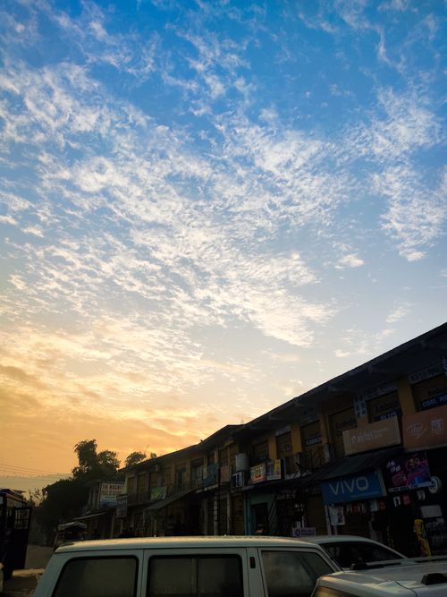 Free Cloudy Morning  Stock Photo