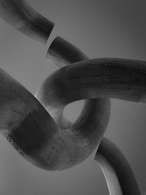 Foto stok gratis abstrak, hitam & putih, lengkung