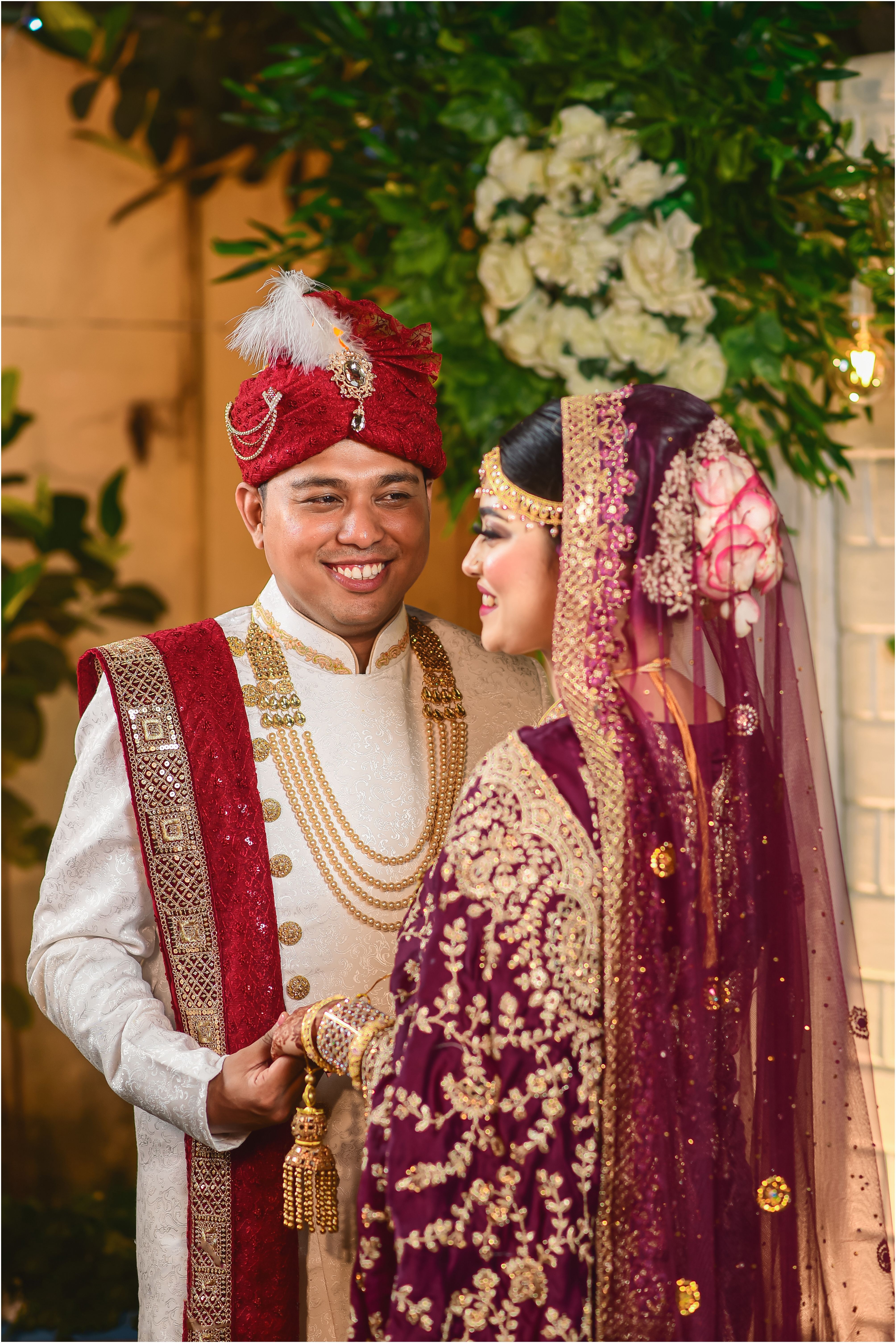 Photo of a Couple Wearing Traditional Wedding Clothing · Free Stock Photo