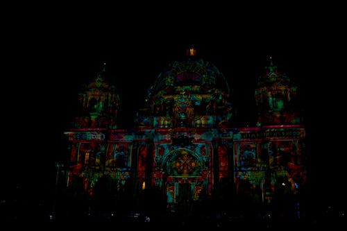 베를린, 베를린 대성당, 빛의 축제의 무료 스톡 사진