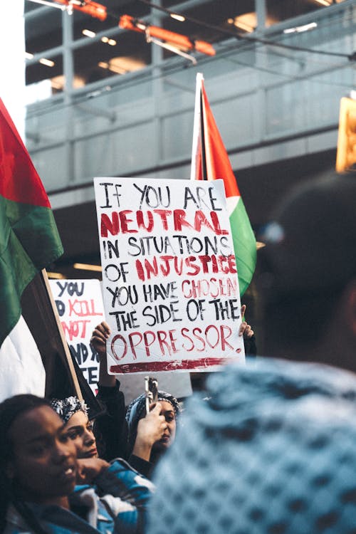 Fotos de stock gratuitas de actitud, banderas palestinas, banderola