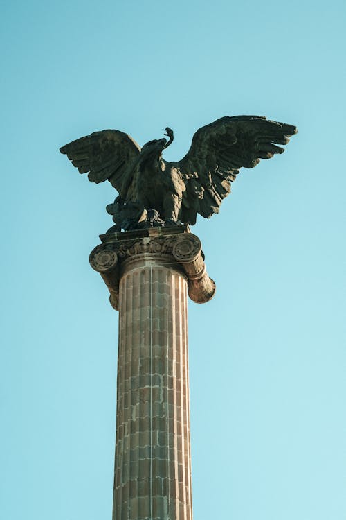 An Eagle with a Snake on a Column, Aguascalientes, Mexico