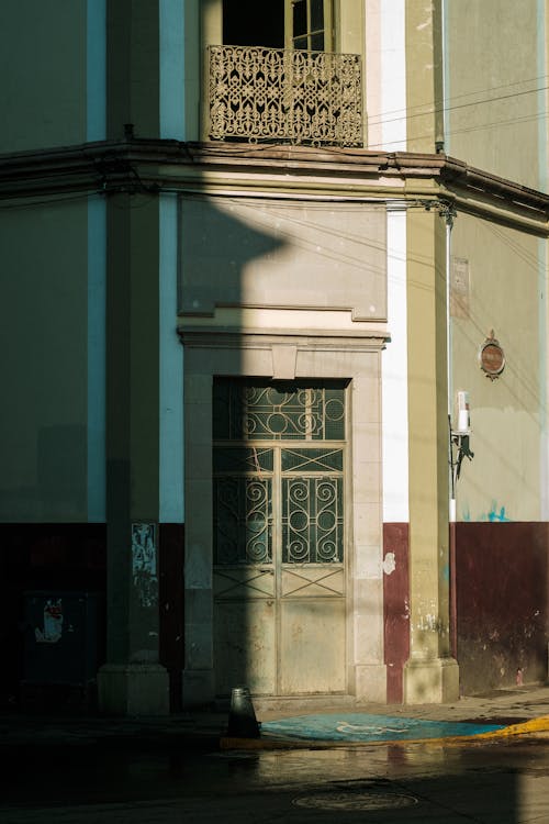 Wooden Entrance of a Townhouse 