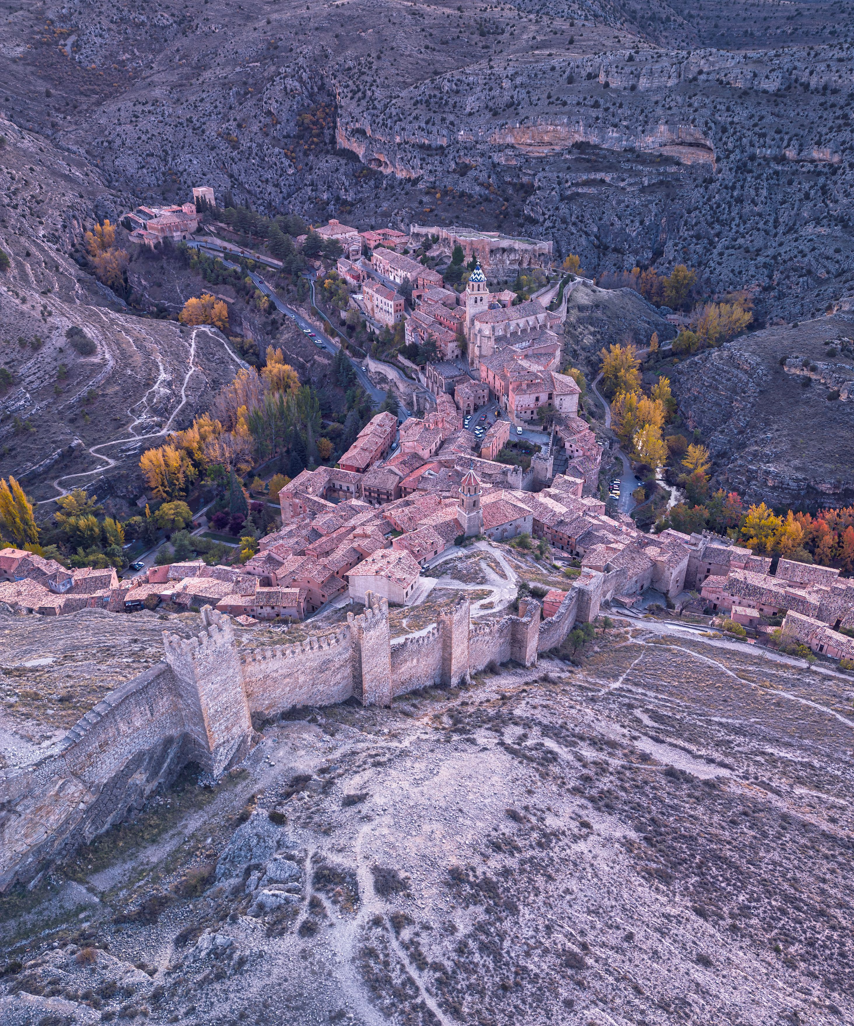 Birds Eye View of a Medieval Wall · Free Stock Photo