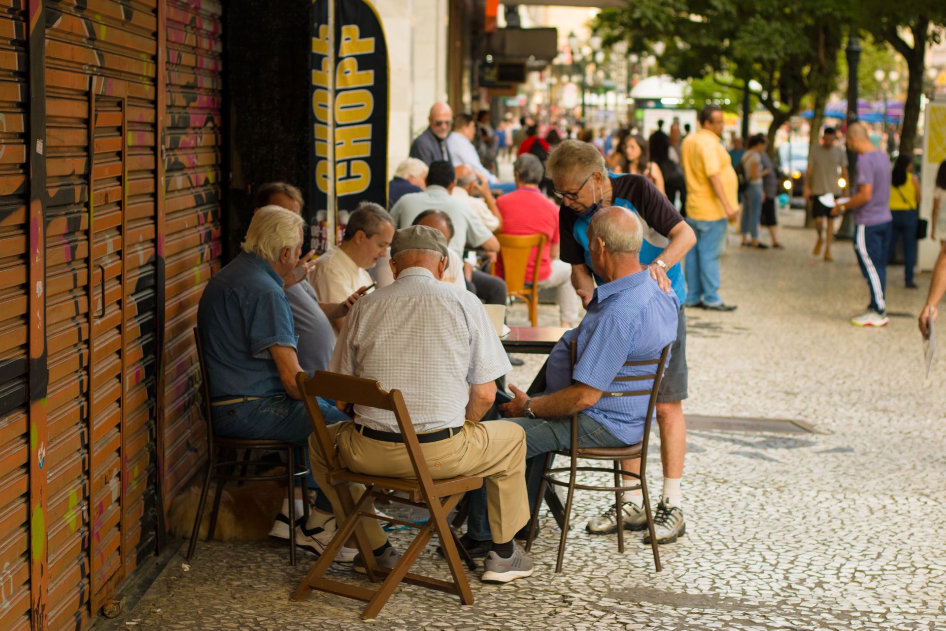 Group of Elderly People Sitting Together