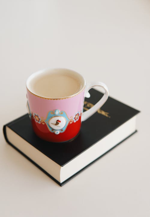 Coffee with Milk on a Book 