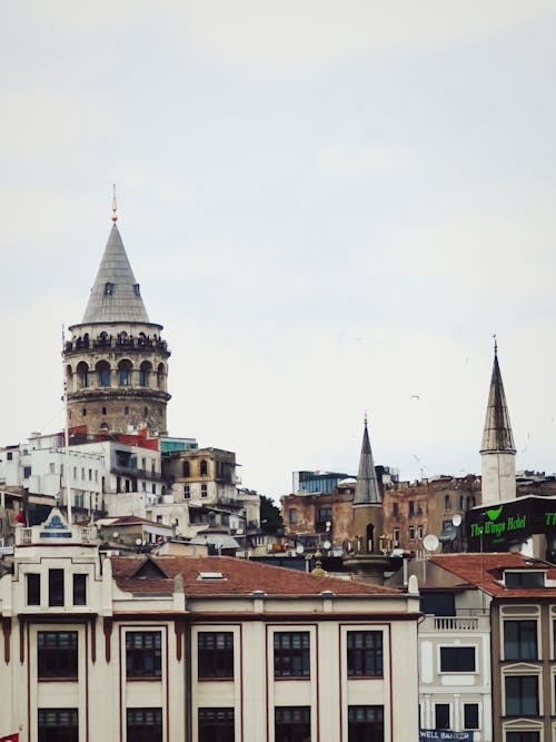 Galata Tower over Buildings in Istanbul