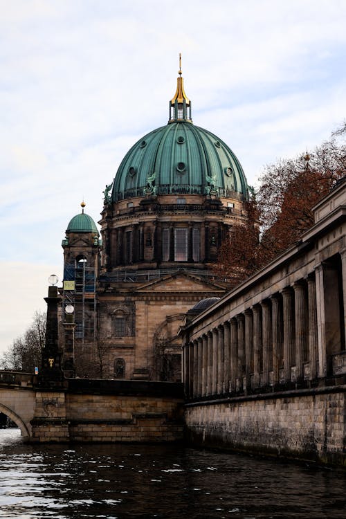 Traditional Cathedral by the River in Berlin 